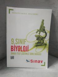 SINAV 9 SINIF  BİYOLOJİ ÖRNEK TEST ÇÖZÜMLÜ  SORU BANKASI