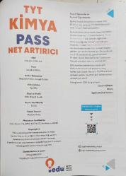 EDU YAYINLARI, TYT KİMYA NET ARTIRICI