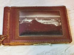 19696-İSTANBUL SİYAH/BEYAZ FOTOĞRAF KAPAKLI ALBÜM