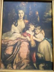 Antika İpek Üzerine baskı tablo(4 Adet)