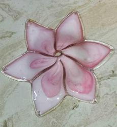 19713-PEMBE RENK YILDIZ AVİZE CAMI