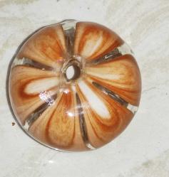 19714-AÇIK KAHVE RENK MURANO AVİZE CAMI