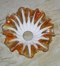 19716-BAL RENGİ MARULLU AVİZE CAMI