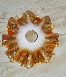 19716-BAL RENGİ MARULLU AVİZE CAMI