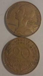 FRANSA 1972 20 CENTİM