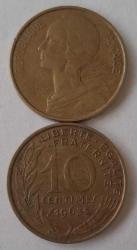 FRANSA 1963 10 CENTİM