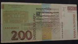 SLOVENYA 200  TOLARJEV 1992 ..  ÇOK.TEMİZ KAĞIT PARA RESİMDEKİ ÜRÜN