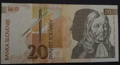 SLOVENYA 20 TOLARJEV 1992..  ÇOK.TEMİZ KAĞIT PARA RESİMDEKİ ÜRÜN