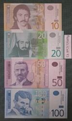 SERBİA/SIRBİSTAN-2013/2014 -10 /20/50 VE 100 DİNAR-ÇİL/UNC