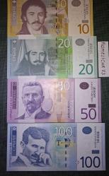 SERBİA/SIRBİSTAN-2013/2014 -10 /20/50 VE 100 DİNAR-ÇİL/UNC