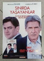 FİLM (DVD /VCD) TANITIM AFİŞİ * ÇİFT YÜZLÜ AFİŞ * EXTRAORDINARY MEASURES / ANAOLU'NUN KAYIP ŞARKILARI * 34x48 CM