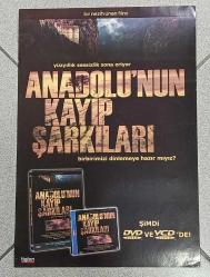 FİLM (DVD /VCD) TANITIM AFİŞİ * ÇİFT YÜZLÜ AFİŞ * EXTRAORDINARY MEASURES / ANAOLU'NUN KAYIP ŞARKILARI * 34x48 CM