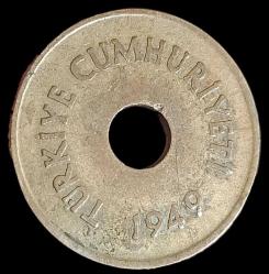 1949 Delikli 2'5 Kuruş