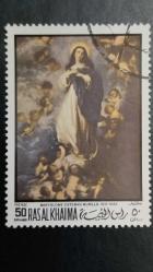 1982 YILI RASALKSAHAMA BARTELEMEO ESTEBAN MORİLLO TABLO   DAMGALI  ŞARNİYERSİZ