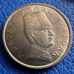 Türkiye Gümüş 50 Lira 1973.  Cumhuriyet’in 50. Yılı