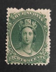 LOT.7 » NOVA SCOTIA 1860 KRALICE VICTORIA 8½ C PULU -MH