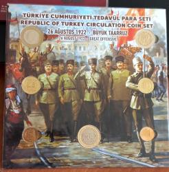 TÜRKİYE CUMHURİYETİ TEDAVÜL PARA SETİ BÜYÜK TAARRUZ