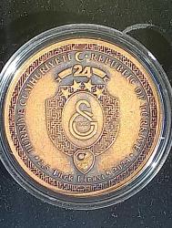 Galatasaray 24. Şampiyonluk Bronz (Okside) Hatıra Parası – Kutulu