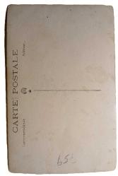 Tam Teçhizatlı Sivil Kıyafetli Kalpaklı Asker 1930  Tarihli İthaflı..9 x 12 cm.