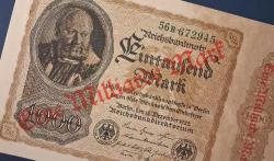 Almanya-1,000 Mark - sürsajlı Bir Milyar Mark-1922-ÇÇT-