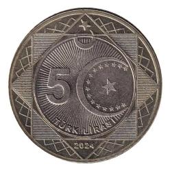 Kıbrıs Hatıra 5 TL - Kıbrıs Barış Harekâtı