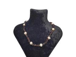 İNCİ VE LAL TAŞLI ÖZEL YAPIM GERDANLIK