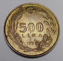 1991 500 LİRA #298