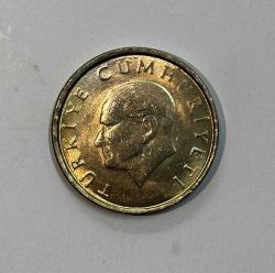 1998 25 Bin Türk Lirası Bakır-Nikel Çil Kondisyonda Koleksiyonluk Eski Para