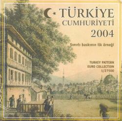 Türkiye 2004 Yılı Darphane Euro Özel Baskı Tedavül Para Seti ÇİL