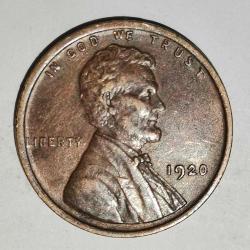 AMERİKA  1920  1 CENT  BUĞDAY CENTİ