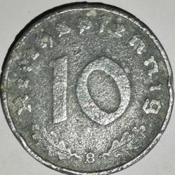 NAZİ  ALMANYASI  1941 B     10  PFENNIG