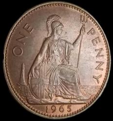 İngiltere 1965 1 Penny