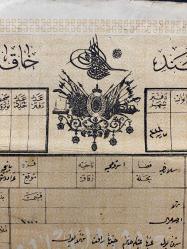 SULTAN ABDÜLHAMİD TUĞRALI OSMANLI TAPU SENEDİ HAKANİ