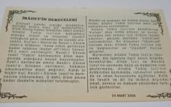 24 Mart 2006-Orijinal Takvim Yaprağı-Doğum Günü-Söz,Nişan,Nikâh,Düğün ve Önemli Günler Hediyesi-Bizim Anadolu Takvimleri-Ayet-Hadis(Tevbe:35)(İngilizler Urfa'yı İşgal etti(1919))-Nur,Lübeyne-İbadet'in Dereceleri