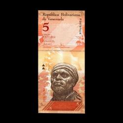 VENEZUELA (2007) - 5 Bolivares (ÇİL 10/10)