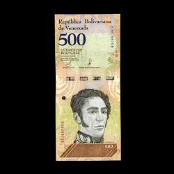 VENEZUELA (2018) - 500 Bolivares (ÇİL 10/10)