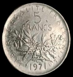 Fransa 1971 5 Frank