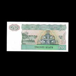 MYAMMAR (1994) - 20 Kyat (ÇİL 10/10)
