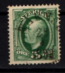 İsveç 1891 -1903 Kral Oscar II 5Öre (ws2155)