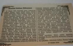 27 Nisan 2006-Orijinal Takvim Yaprağı-Doğum Günü-Söz,Nişan,Nikâh,Düğün ve Önemli Günler Hediyesi-Bizim Anadolu Takvimleri-Ayet-Hadis(Hac Suresi,59)(II.Abdulahmid Han tahtan indirildi)-Haşim,Nesibe-Kanuni Sultan Süleyman