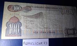 Türkiye Cumhuriyeti - 6.Emisyon/ 2. Tertip 100 TL. -SERİ NO:H44 537213-ÇT/VF