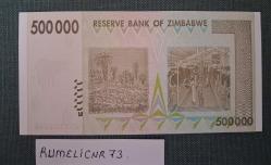 ZIMBABWE - 2008 - 500.000 DOLAR - ÇİL/UNC