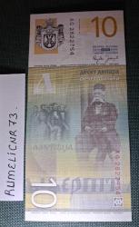 SERBIA/SIRBİSTAN - 2006 -10 DİNAR - ÇİL/UNC