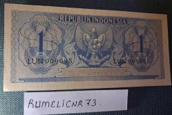 INDONESİA / ENDONEZYA - 1956 - 1 RUPIAH - ÇİL/UNC