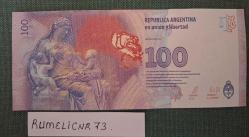ARGENTINA/ARJANTİN- 2012 - 100 PESOS - EVA MARIA PERON - ÇİL/UNC
