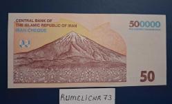İRAN - 500.000 RİYAL/ 50.000 TÜMEN - ÇİL/UNC
