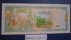 SYRIE / SURİYE - 1997 - 1.000 PAUND - ÇİL/UNC