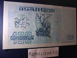 ALGERİA/CEZAYİR - 1992 - 100 DİNAR - ÇİL/UNC