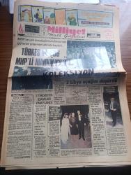 Milliyet Gazetesi - Turkish Newspaper - 20 Ağustos 1981 - ürkek fiyatlar yazan Mehmet Barlas Başmakale - Alparslan Türkeş ve 586 MHP'li mahkemede Fotoğrafı - sanık MHP'lilerden Mamak cezaevinde bulunanlar salona daha önce alındılar - 2 terörist Mustafa Özgenç ile İsmet Şahin'in idamları onaylandı - İstanbul'da 3'ü kız 16 Devrimci Kurtuluş örgütü militanı yakalandı - Mevhibe İnönü kendi gelinliğini giyen torunu Gülsün'ü yaşlı gözlerle izledi Fotoğrafı - Başbakan yardımcısı Turgut Özal hedefim 90 kiloya düşmek Fotoğrafı - görüşmeye devam yazan Sami Kohen - Alamanya Alamanya yazan Aziz Nesin yazı dizisi - Abdülcanbaz çizen Turhan Selçuk - MHP davası yazan Teoman Erel - Kawa Red örgütünden 13 kişi yakalandı - Yurdun dört köşesinden futbol - 13. Balkan yüzme şampiyonasında ülkemizin altın madalya ümidi Murat Özüak görülüyor Fotoğrafı - Sakaryaspor kulüp başkanı Tuncer Tepe - Kırkpınar bitti ve Arap da yenildi dedikodu bitmedi Fotoğrafı - Galatasaray Ankaragücü'ne 3 1 yenildi