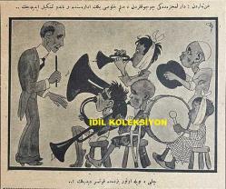 Osmanlıca Akbaba Mizah Dergisi-Gazetesi, Orijinal Dönem Basım, (Ottoman Magazine-Newspaper) - 27 Ocak (Kanun-i Sani) 1927 - Sayı: 433 - Karikatürist Ramiz Gökçe'nin Çalışması: Her Ayağı Bir Kıtaya Basan İngiliz Arslanının Çin'de Kuyruğu Sıkıştı.. 